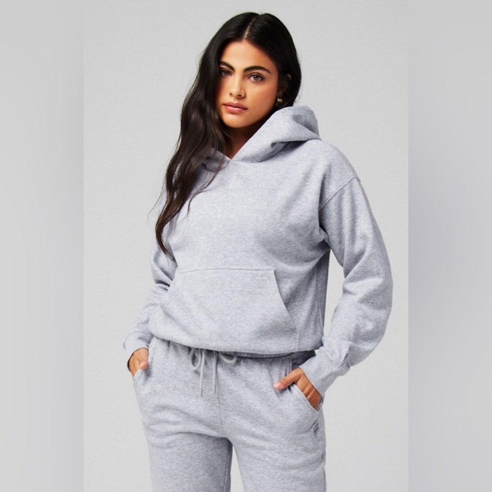 Fabletics Cozy Fleece Women's Hoodie Medium Classic Grey Heather